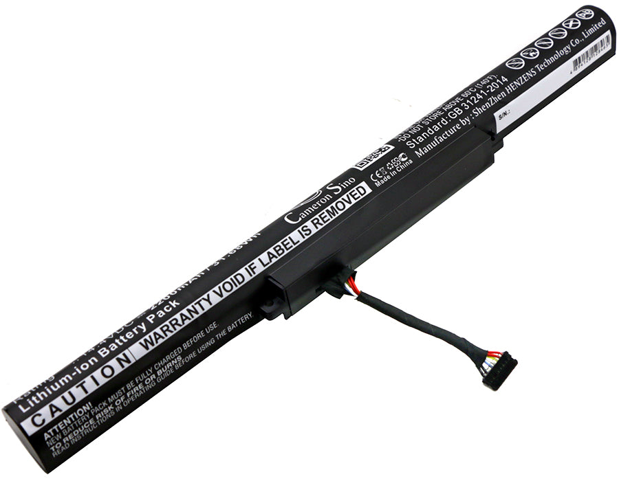 2200mAh Laptop Battery for Lenovo XiaoXin V4000, Y50C, Z51-70 Series - 14.4V 31.68Wh, Li-ion Replacement