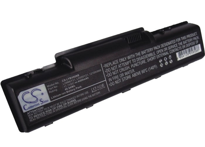 4400mAh Battery for Lenovo IdeaPad B450/B450A/B450L Laptops - 11.1V Li-ion Replacement Power