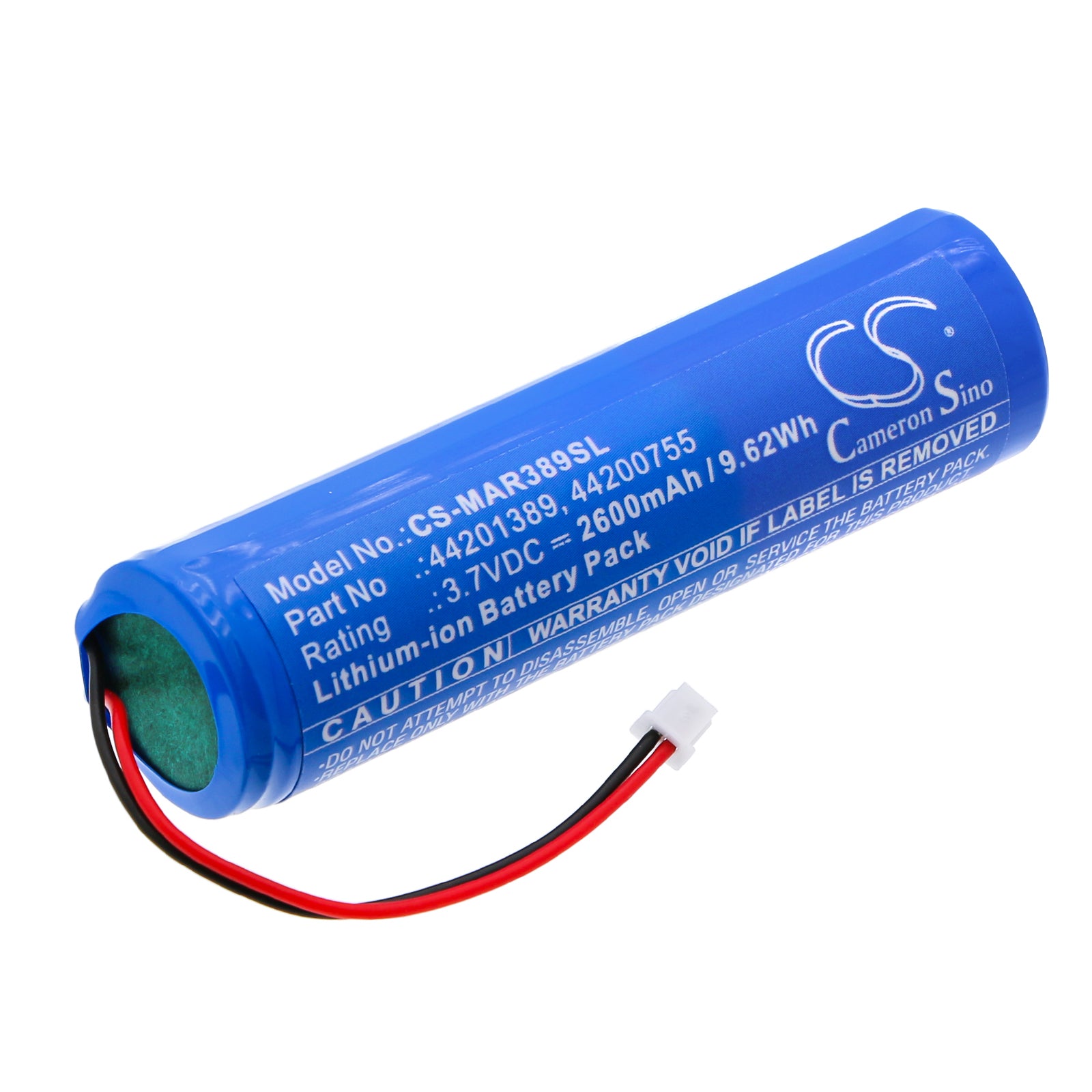 MARES ICON HD, Genius Air, Navigator Dive Computer Battery - 2600mAh, 3.7V Li-ion Replacement - 44201389, 44200755