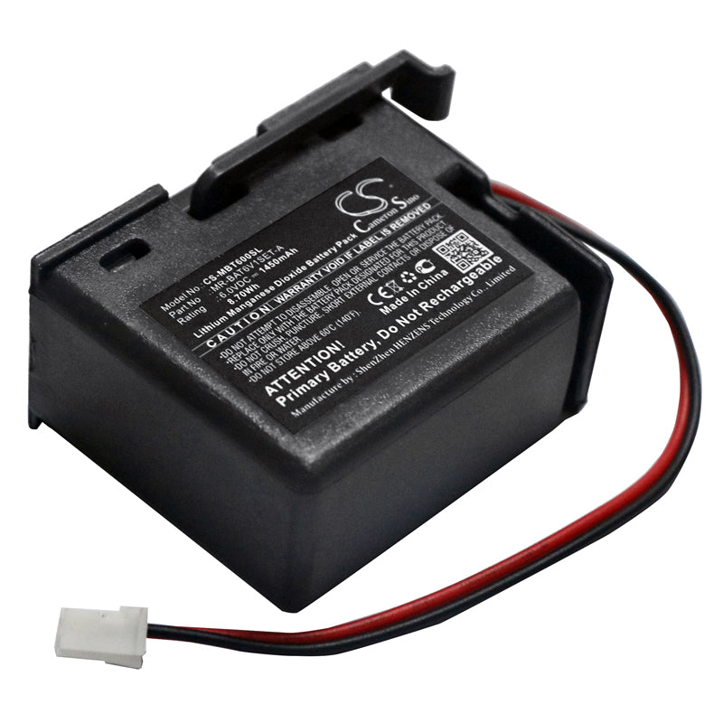Mitsubishi MR-BAT6V1SET-A PLC Battery: 6V 1450mAh Li-MnO2, APLC Series, Compact Size