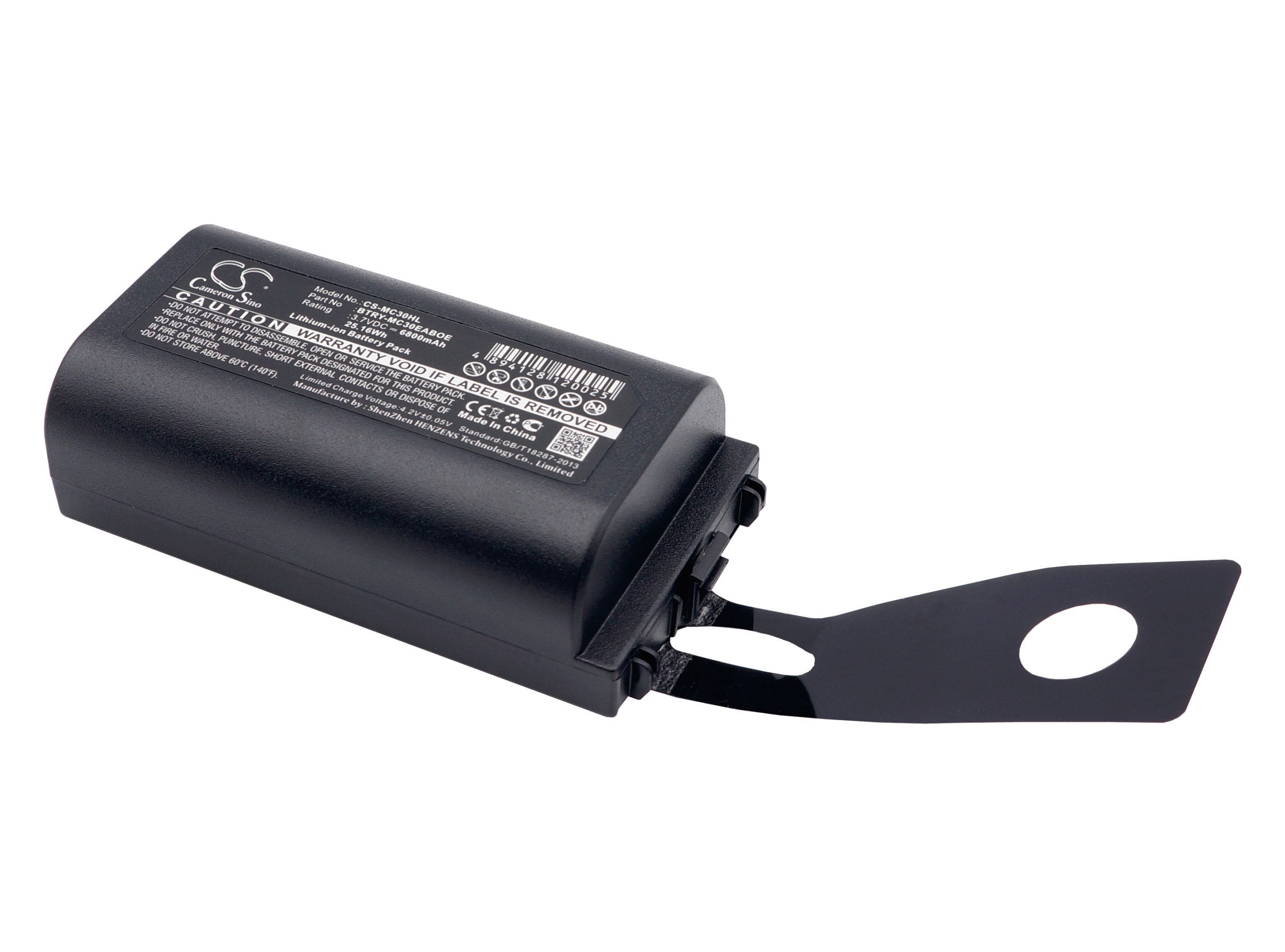 6800mAh Extended Battery for Symbol MC30/MC3000/MC3070/MC3090 Barcode Scanners - High Capacity 3.7V Li-ion Replacement