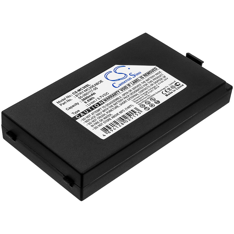 2600mAh Replacement Battery for Symbol MC30/MC31/MC32 Barcode Scanners - 3.7V Li-ion (BTRY-MC30EABOE)