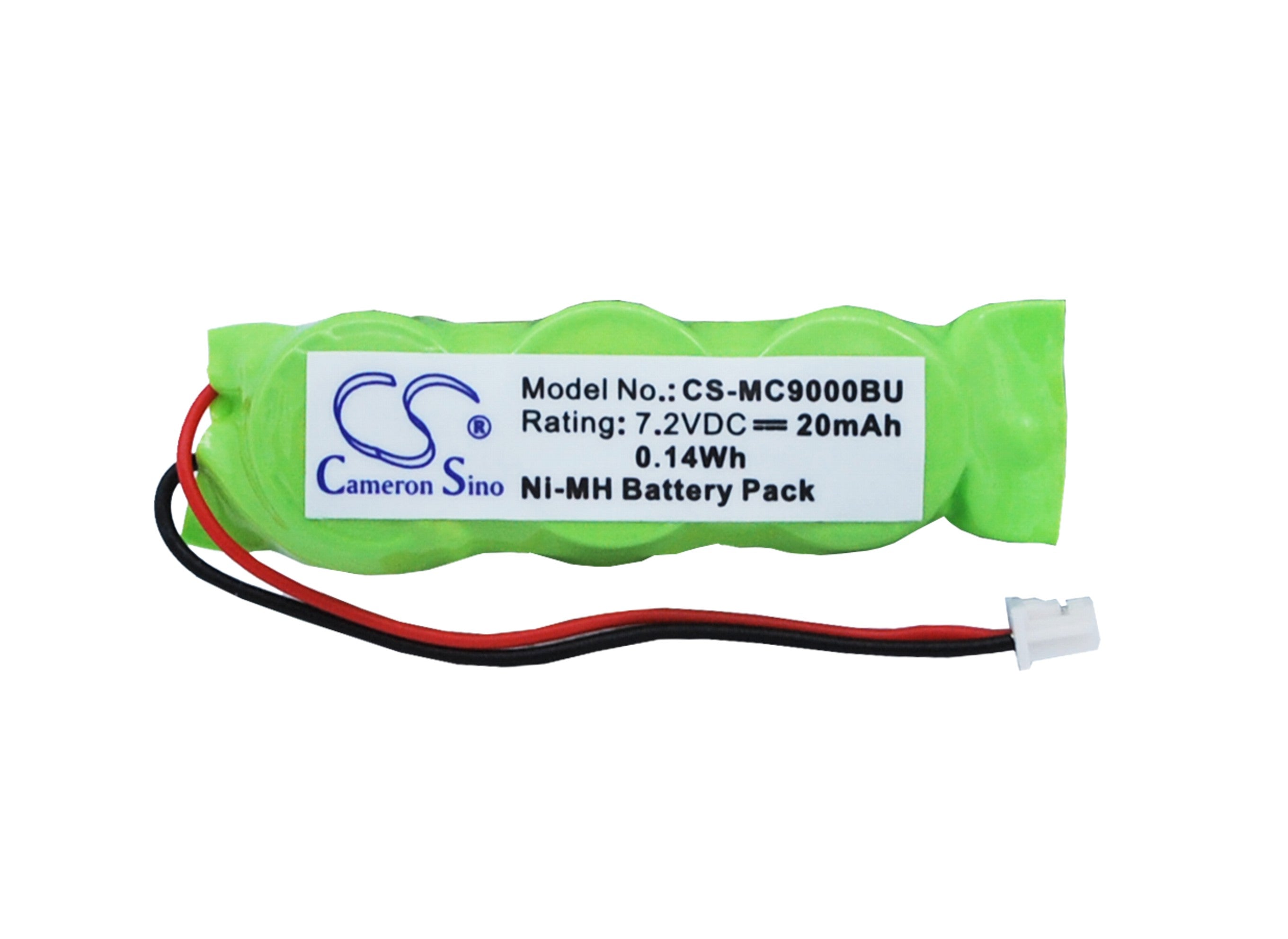 7.2V 20mAh Ni-MH Backup Battery for Symbol MC9000, MC9060, MC9090, PDT2800 Scanners (41.32x12.42x7.52mm)