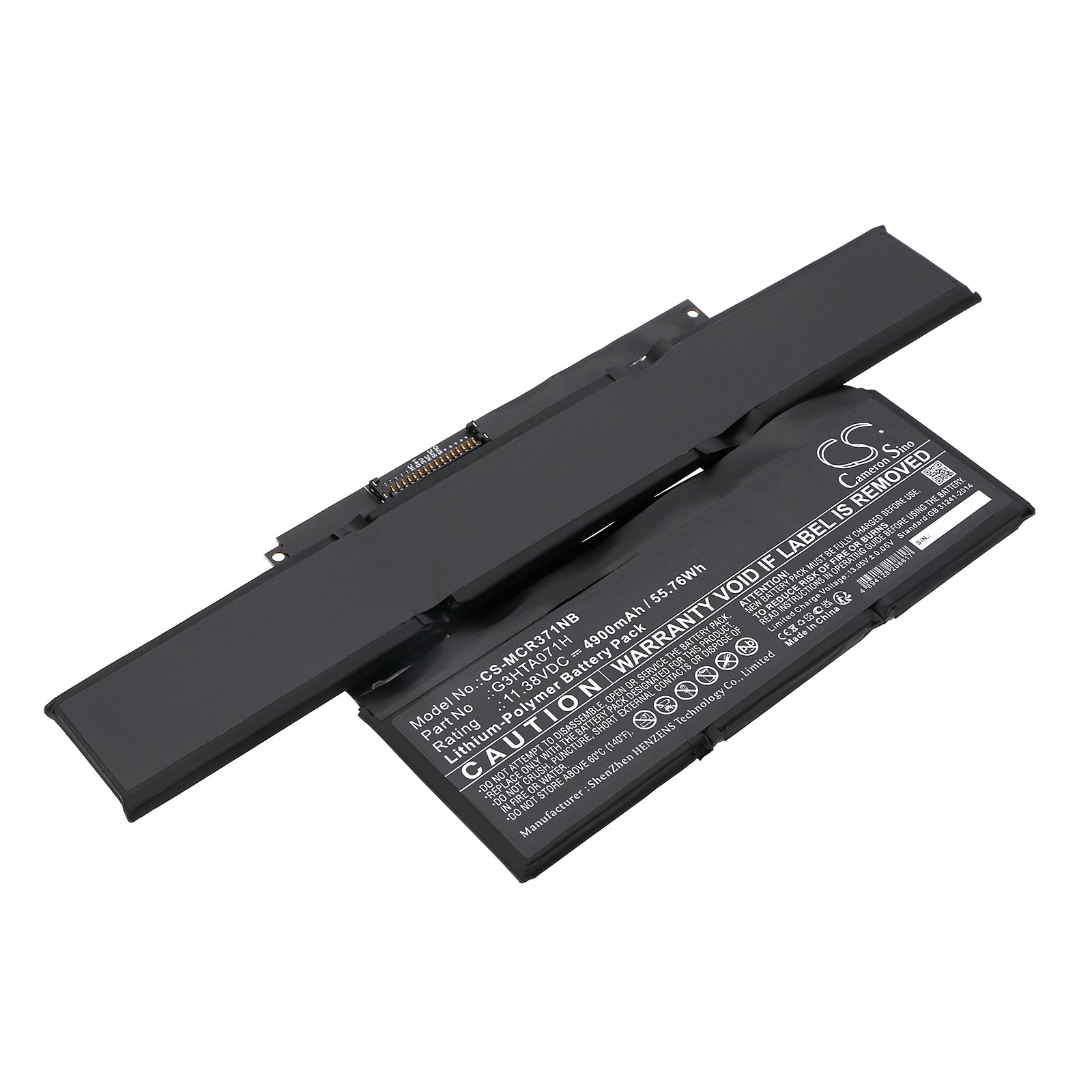 Microsoft Surface Laptop Studio 1/1964 Battery Replacement - 14.4" Screen, 11.38V 55.76Wh Li-Polymer (G3HTA072H)