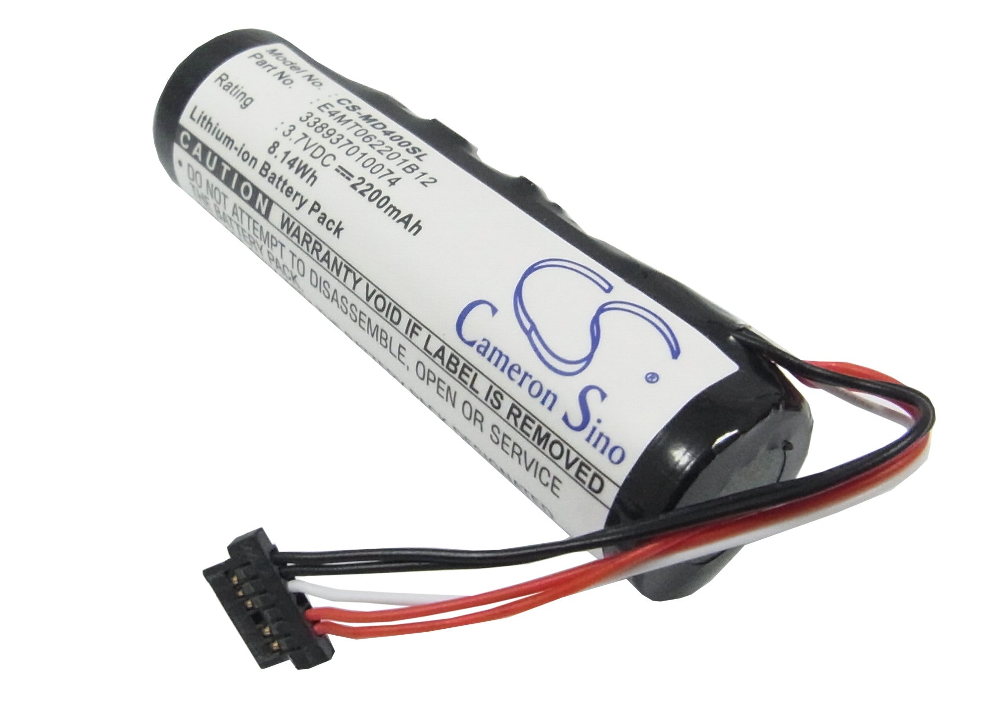 2200mAh Replacement Battery for Medion PNA400 GPS & Navigon Transonic 5000 - 3.7V Li-ion, 68.5x18.5mm