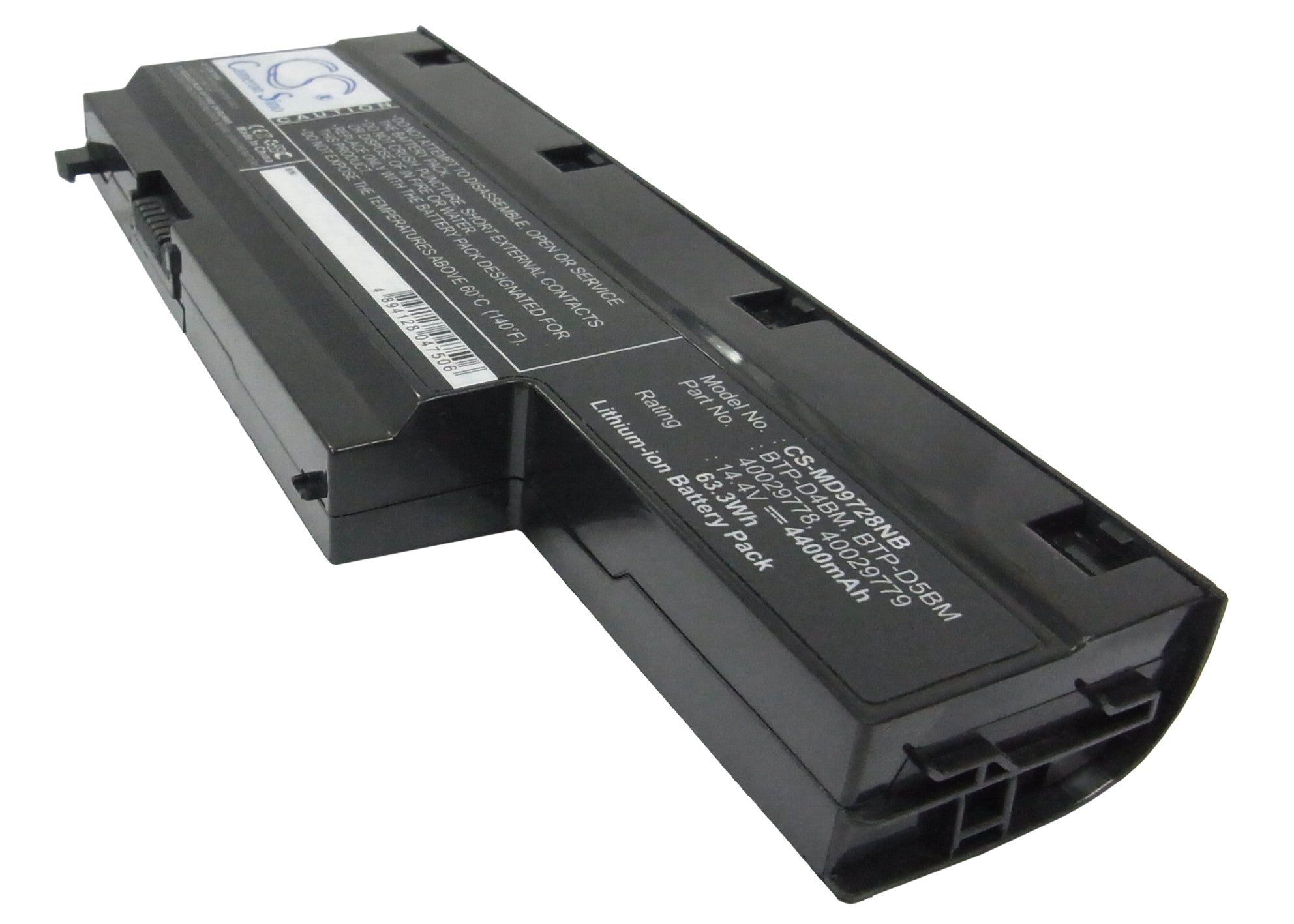 4400mAh 14.4V Li-ion Replacement Laptop Battery for Medion Akoya E7211, E7212, P7611, P7612
