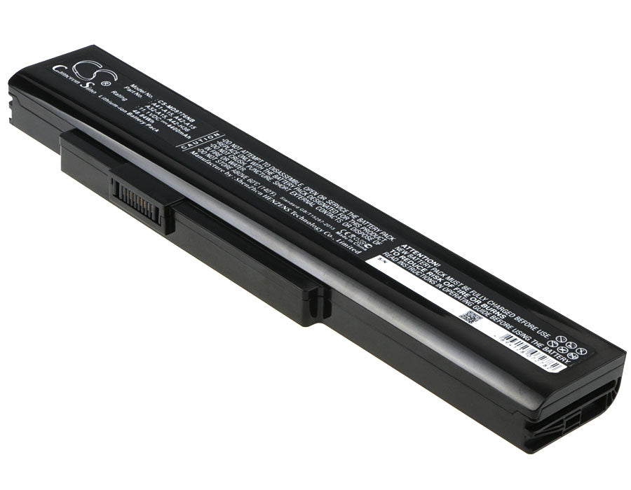 4400mAh Laptop Battery for Medion Akoya & MSI - 11.1V Li-ion Replacement - P6633 E6221 A32-A15