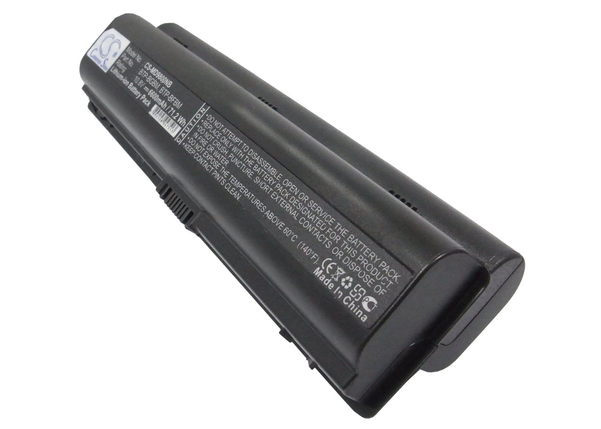 6600mAh Laptop Battery for Medion MD96442 MD98000 Notebook - 10.8V Li-ion Replacement