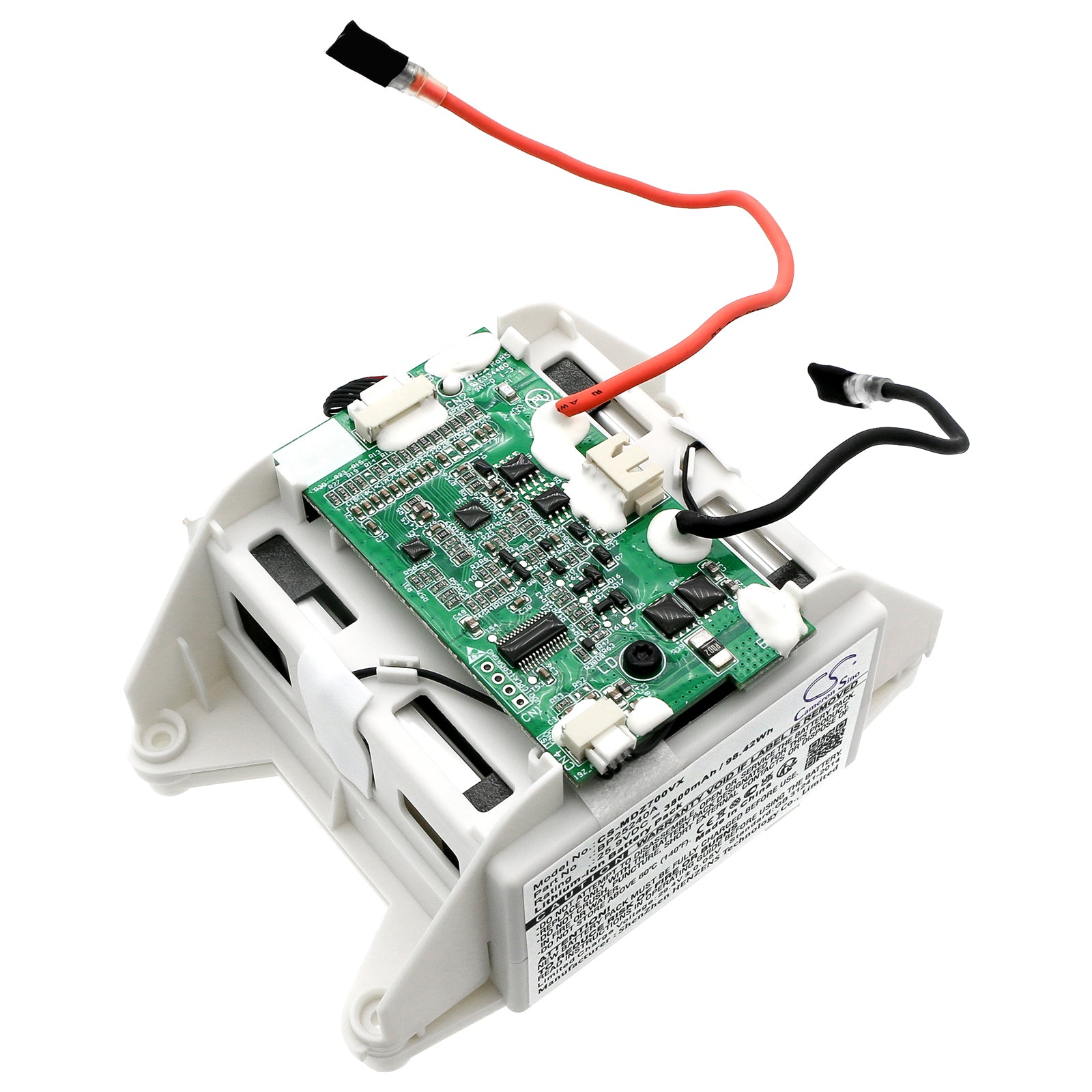 Media Z7 Vacuum Replacement Battery, BP25240A, 25.9V 98.42Wh, 3800mAh Lithium-ion, Cordless Stick Vacuum Battery