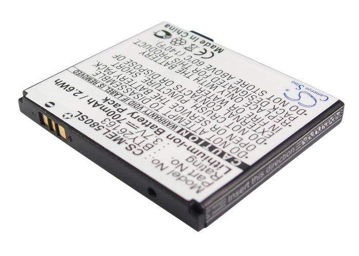 700mAh 3.7V Li-ion Replacement Battery for Emporia Elson EL580 & Mobistel Touch EL580/EL500 Phones
