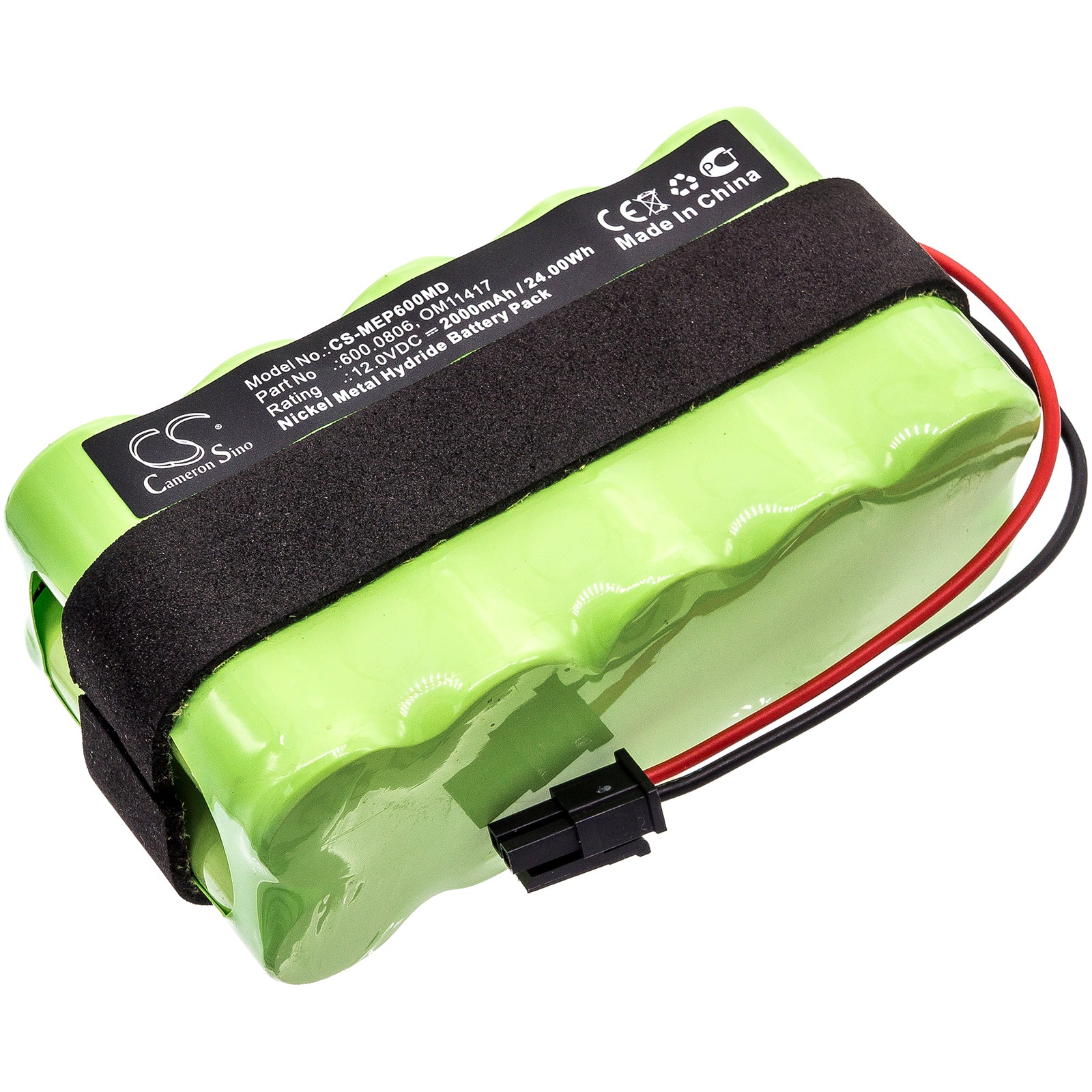 12V 2000mAh Ni-MH Replacement Battery for Medela Clario Suction Pumps, Aspirateur - 86.8x47.5x37.5mm