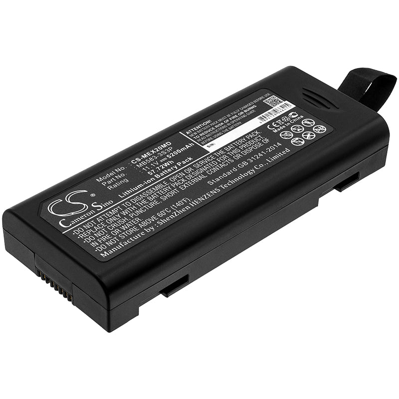 5200mAh Battery for Mindray T5 T6 T8 BeneView Patient Monitor - 11.1V Li-ion Replacement