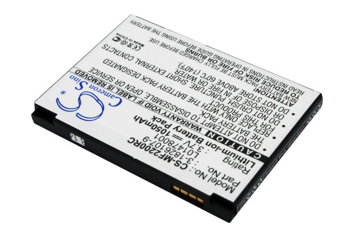 1050mAh Replacement Battery for Novatel MiFi 2200 Hotspot - 3.7V Li-ion - Reliable Power