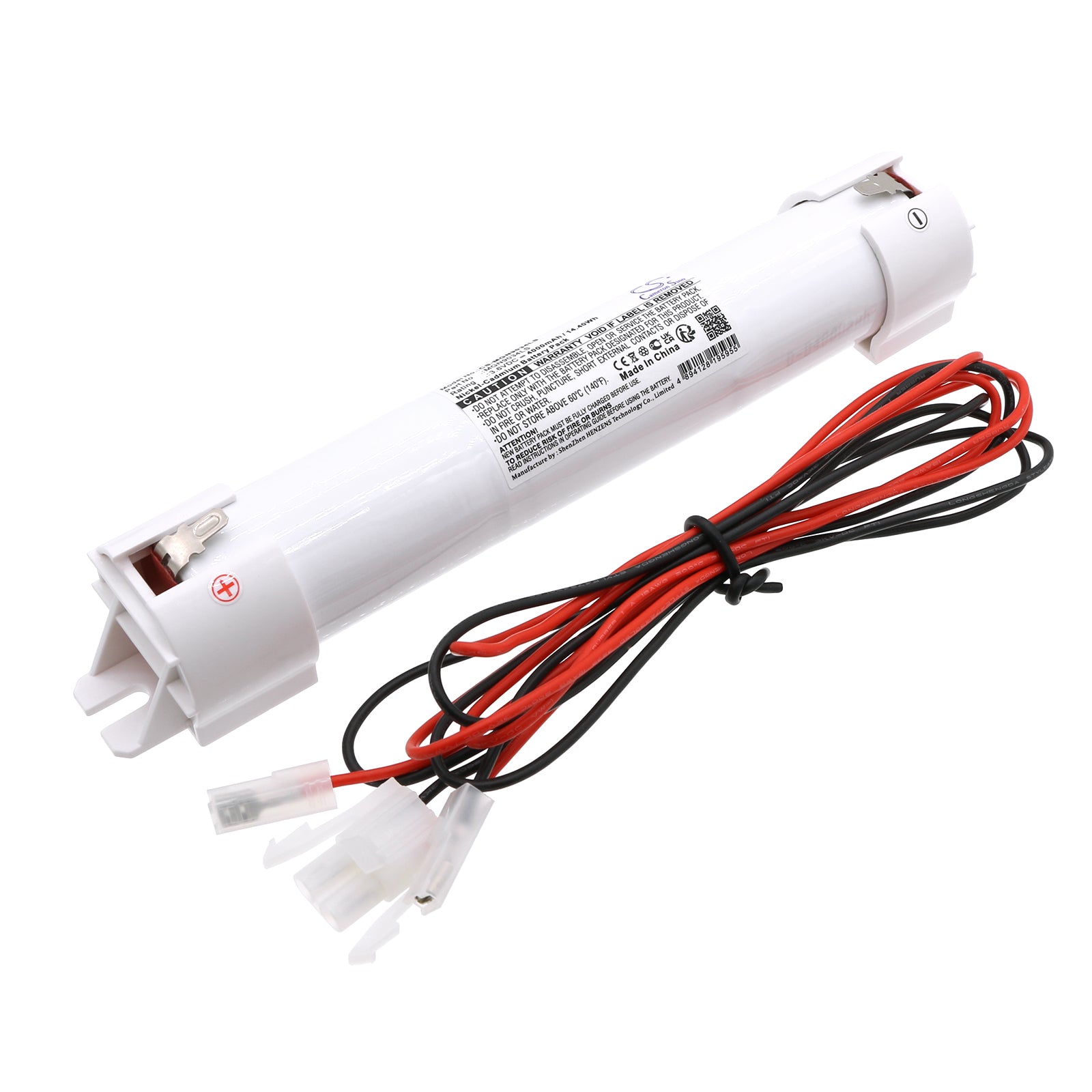 Slim Emergency LED Lighting Fixture - 219x38mm, Ni-CD 3.6V 14.4Wh Battery Backup - Hallway/Stairwell Illumination