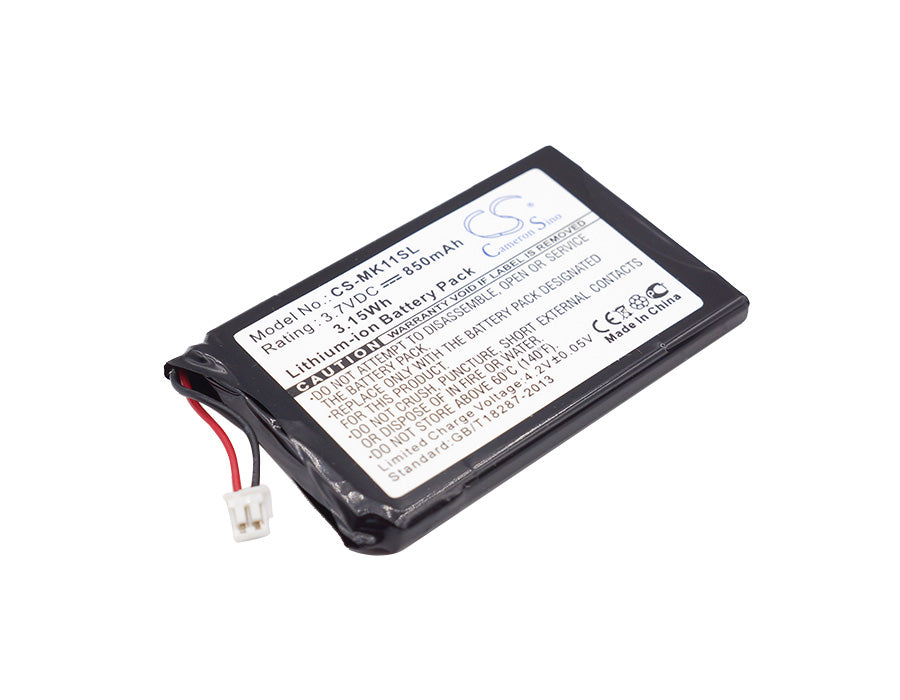 850mAh 3.7V Li-ion Replacement Battery for Toshiba MK11PDA Pocket PC - MK 11 Series Compatibility