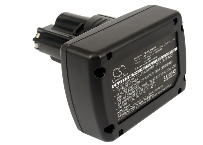 12V 4000mAh Li-ion Replacement Battery for Milwaukee M12 Power Tools - 48-11-2401, 48-11-2402 Series
