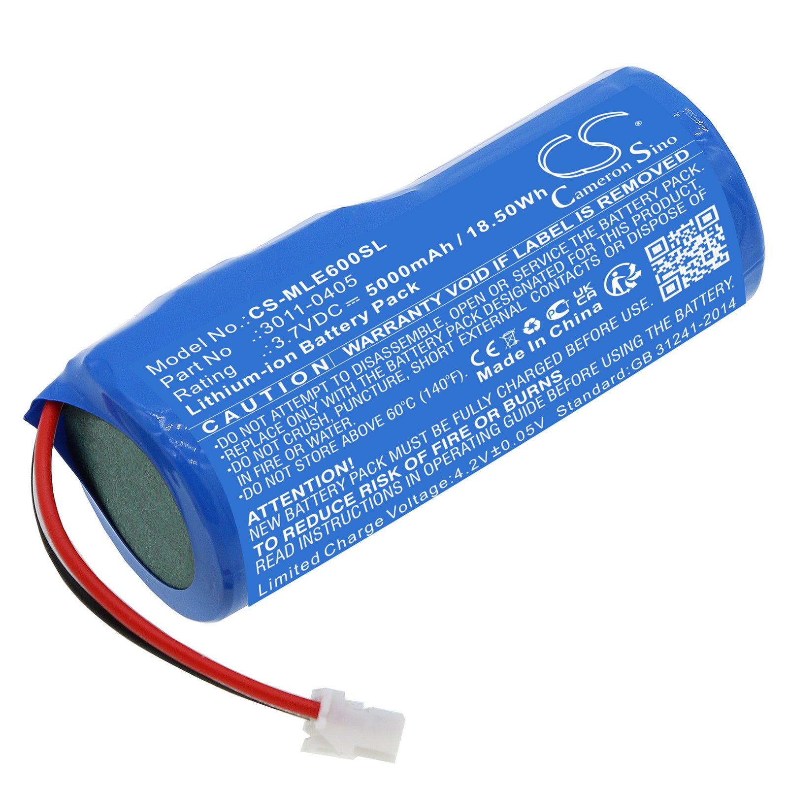 5000mAh Extended Battery for Minelab Equinox 600/800 Metal Detectors - 3.7V Li-ion, Survey & Test Equipment