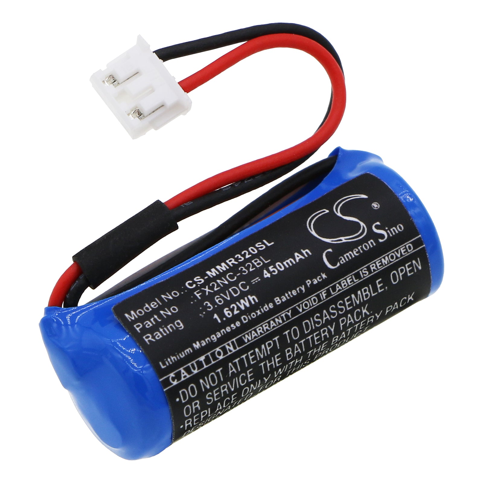 3.6V 450mAh PLC Battery - Mitsubishi FX2NC, FX2N Series Controllers - Backup Power, Long Life
