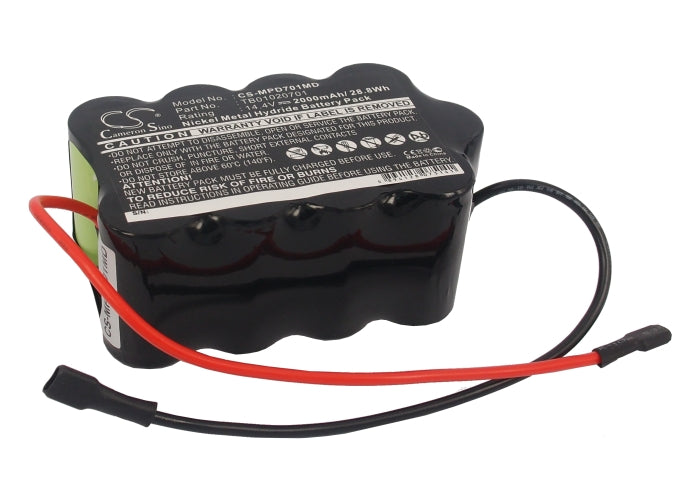 2000mAh 14.4V Ni-MH Medical Battery for Medtronic Primedic DEFI-B Defibrillator, Replacement, TB01020701
