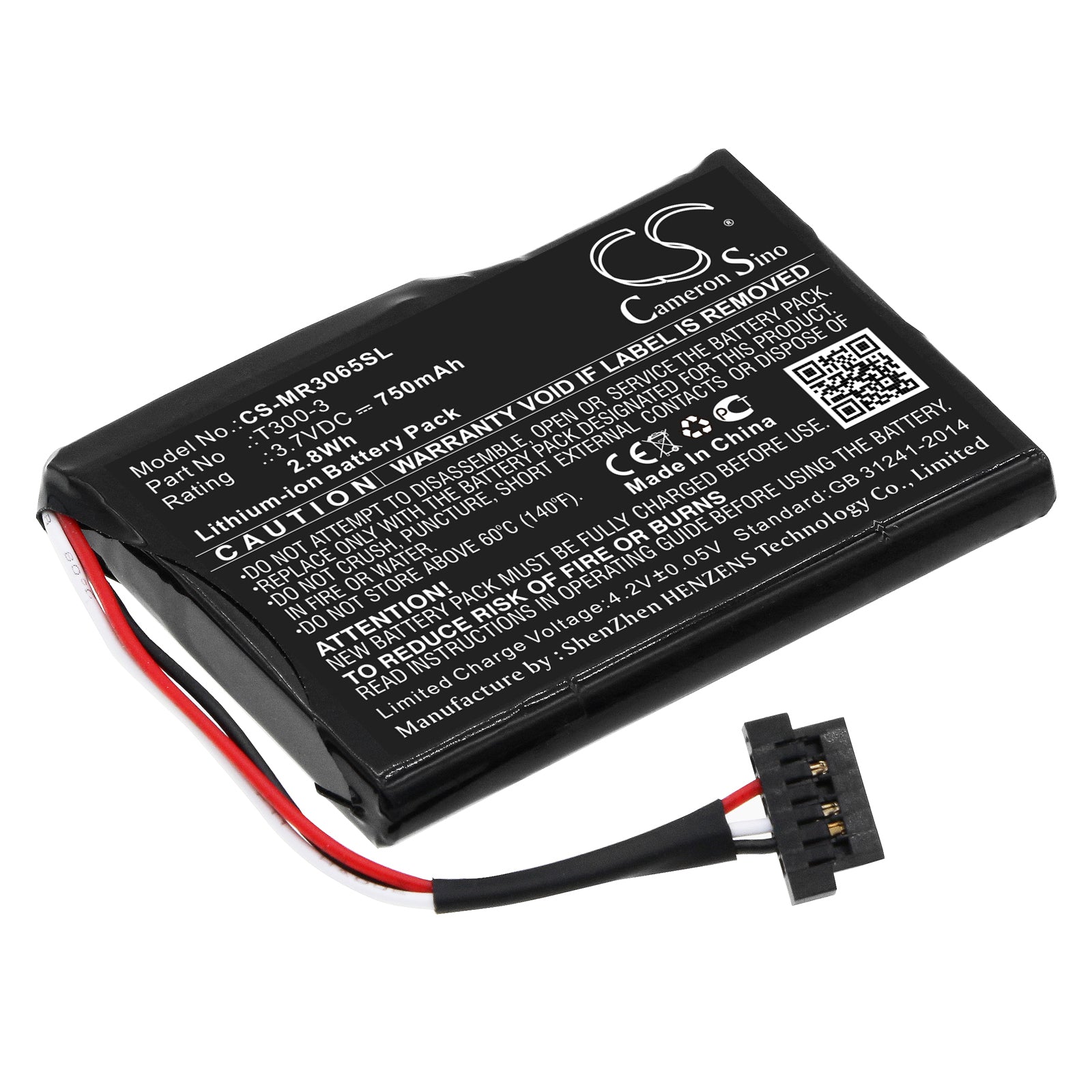 750mAh Li-ion GPS Battery for Magellan RoadMate & Navigator - 3.7V Replacement - 3065, 5220, 9400 Series