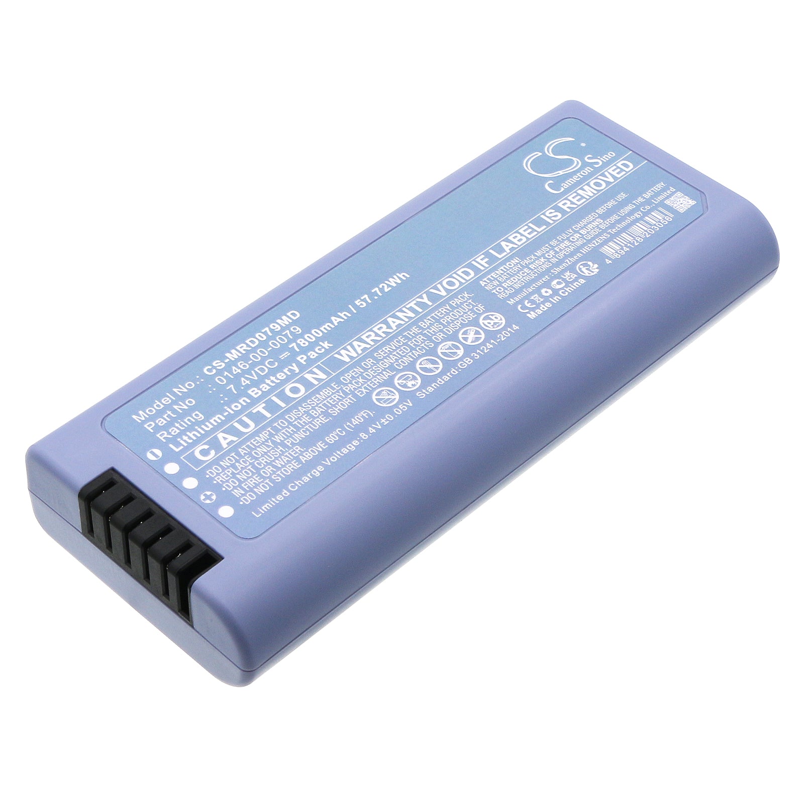 7800mAh Replacement Battery for Mindray Duo/Datascope Duo Patient Monitor - 7.4V Li-ion - Extended Life Medical Grade