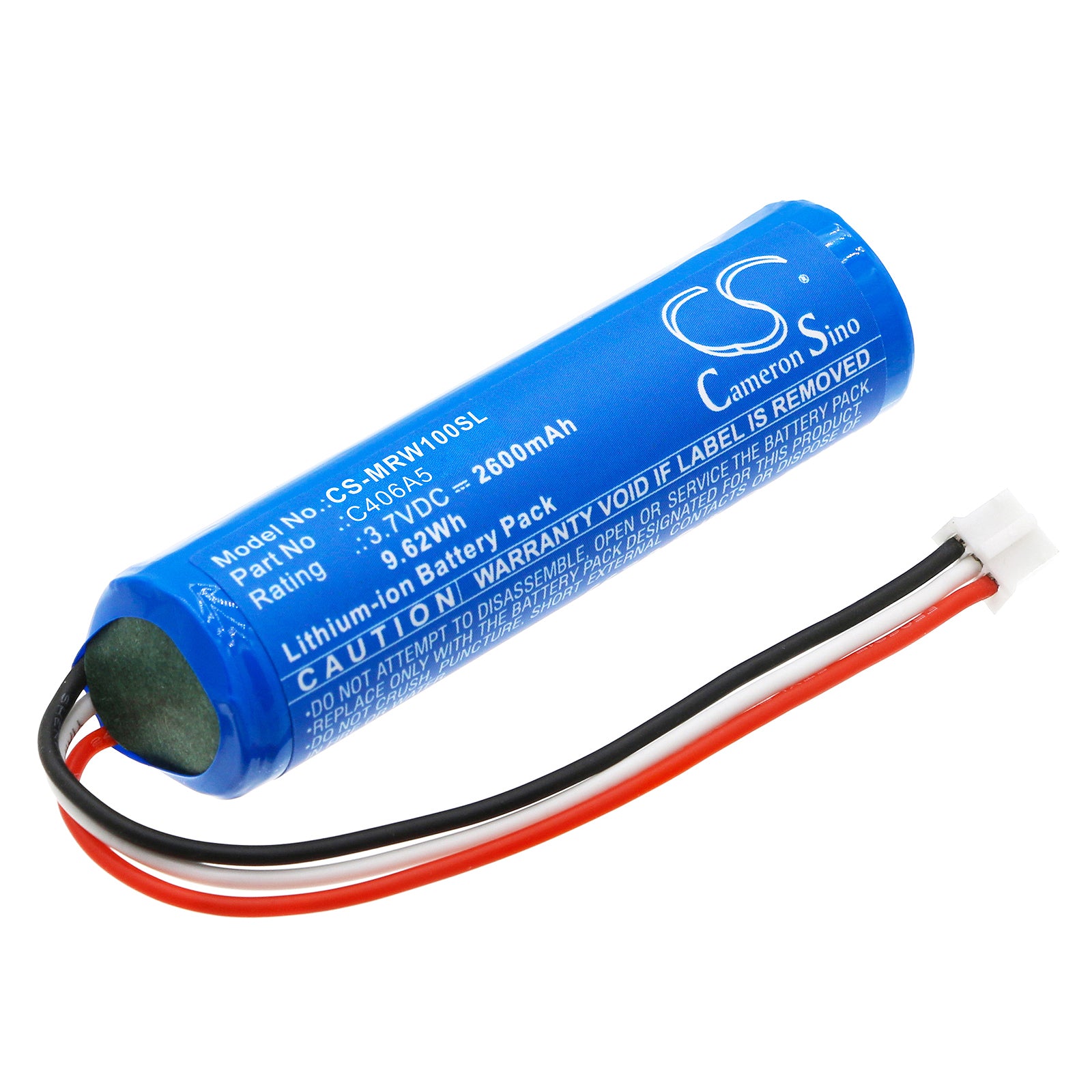 2600mAh Replacement Battery for Marshall Willen Speaker - 3.7V 9.62Wh Li-ion C406A5 Upgrade