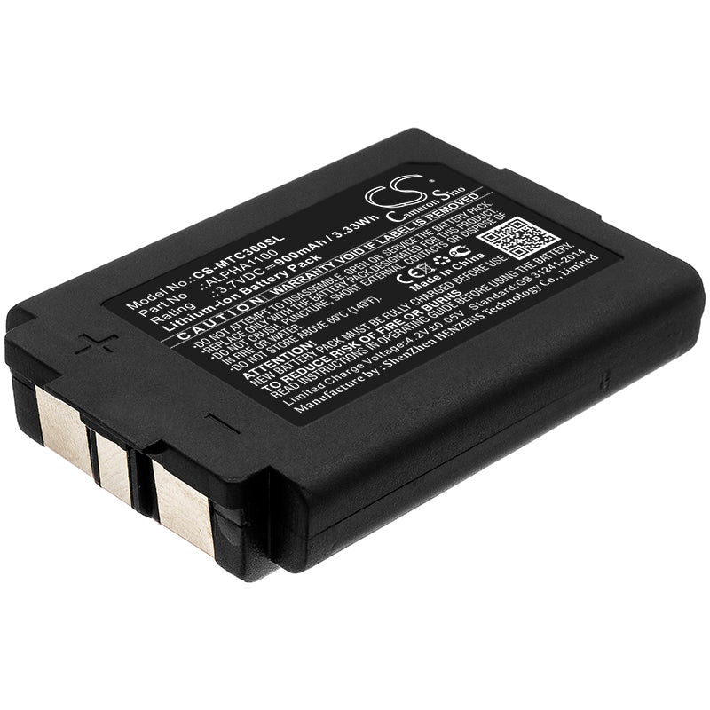900mAh 3.7V Li-ion Replacement Battery for 3M TAC300 & TAC500 Wireless Communication Headsets