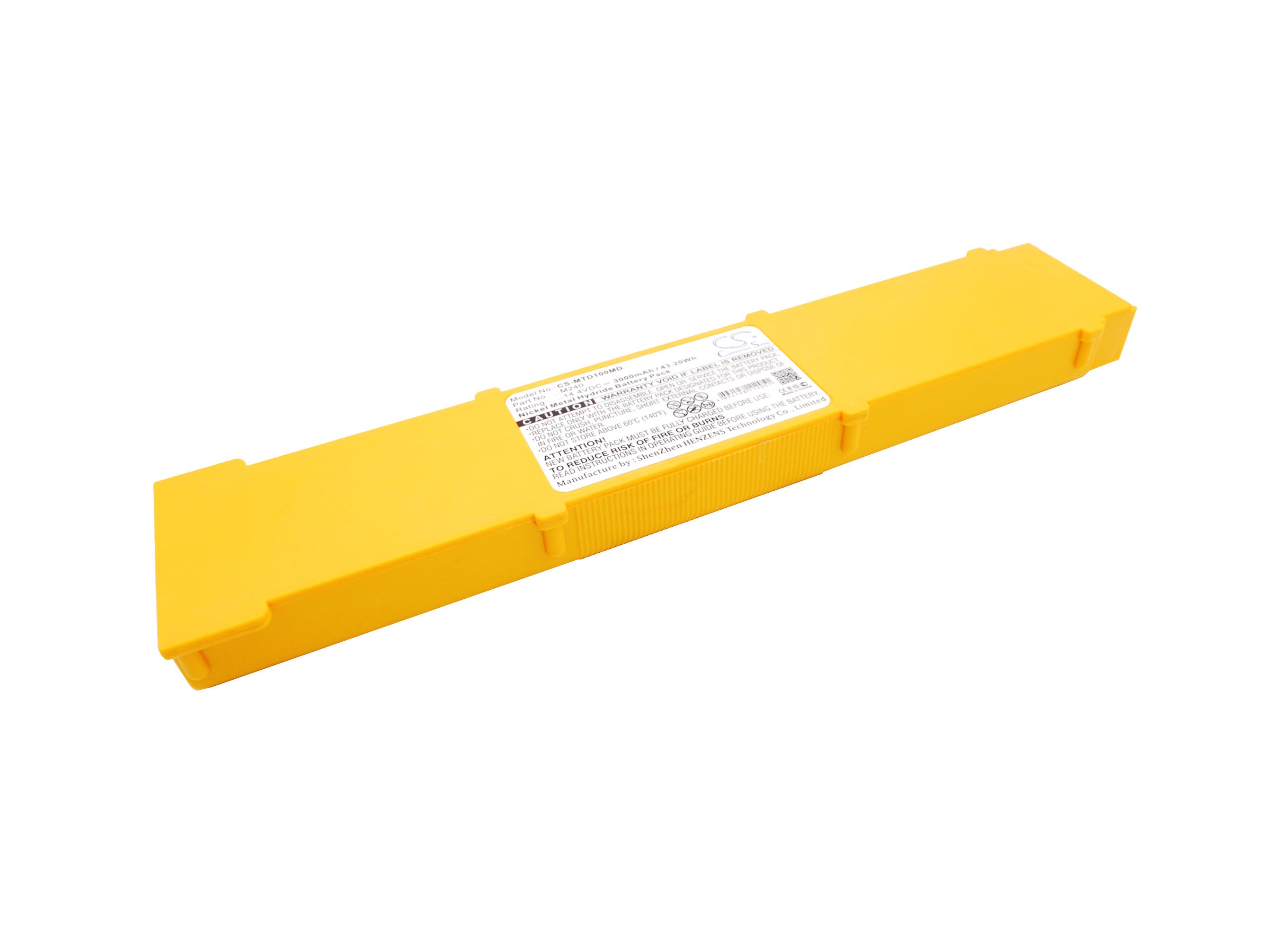 14.4V 3000mAh Ni-MH Replacement Battery for Metrax Primedic Defibrillators DM1, DM3, DM10, DM30, M240 & ZOLL Defibrillators