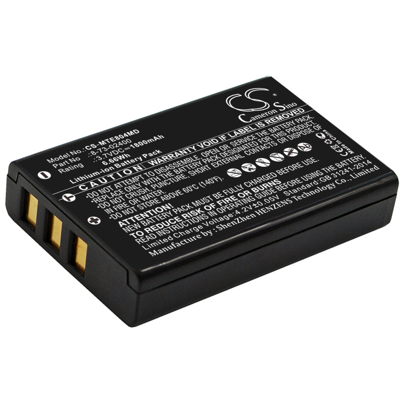 1800mAh Li-ion Battery Replacement for Maico, Interacoustics, Otometrics & Seca - 3.7V, 6.66Wh - Audiology Equipment Power
