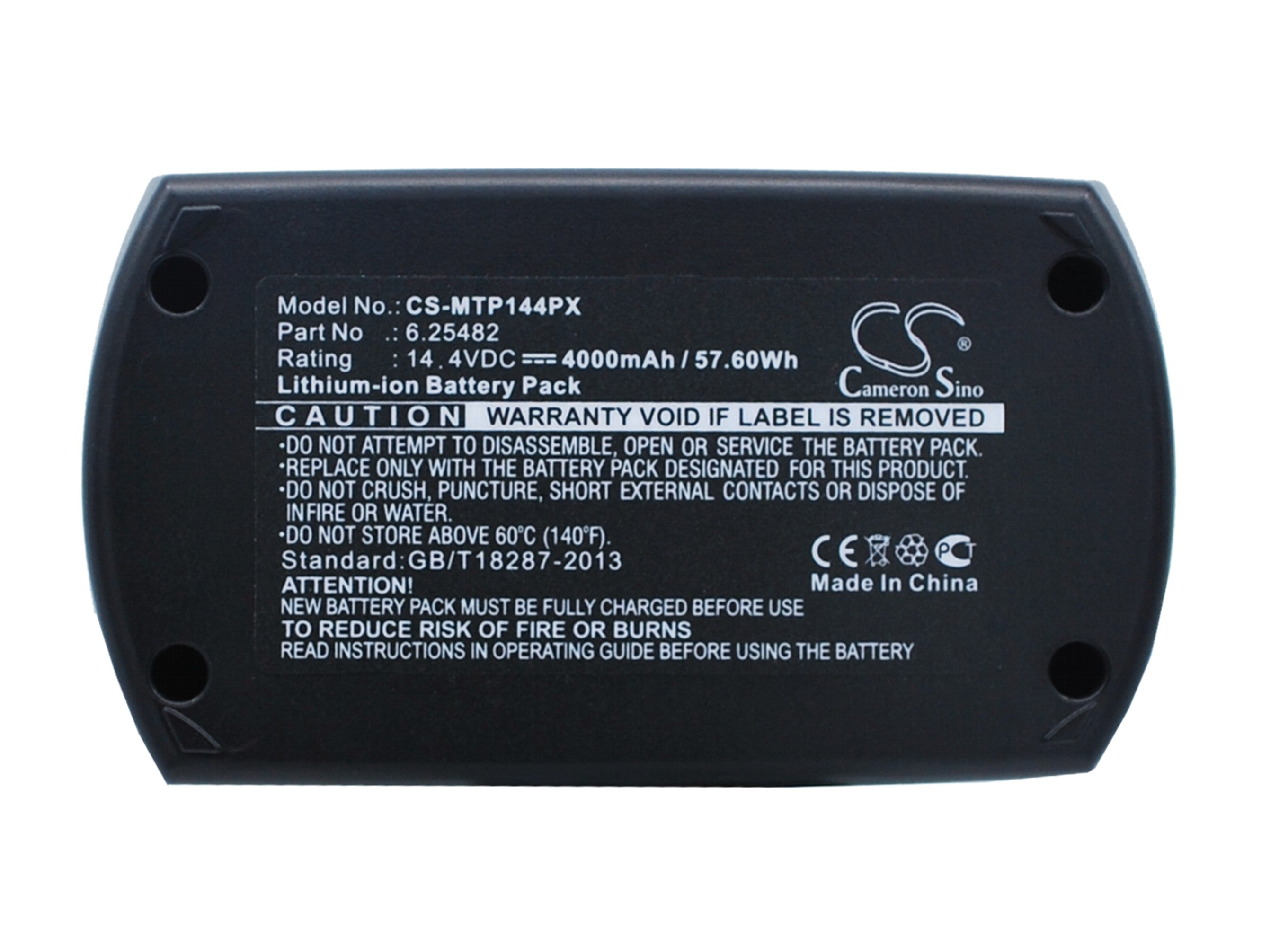 14.4V 4000mAh Li-ion Replacement Battery for Metabo BSZ/SBZ 14.4 Impuls & ULA9.6-18 Cordless Power Tools (6.25482 Compatible)