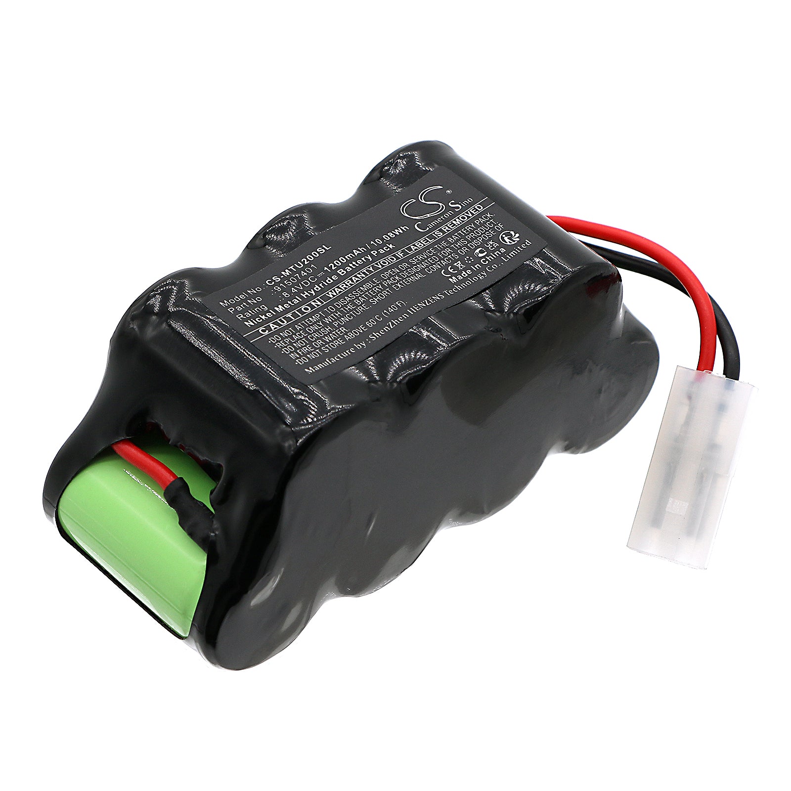 8.4V 1200mAh Ni-MH Battery for M-Tronic SDT-2000 & UEquipment Survey Tool, Replacement Pack (67.5x31.7x30.2mm)