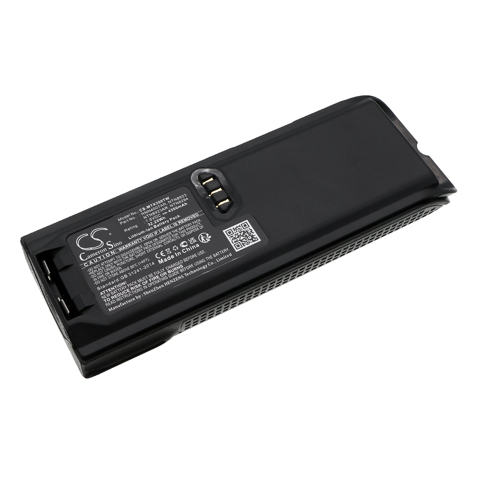 7.5V 4300mAh Li-ion Replacement Two-Way Radio Battery for Motorola XTS3000, XTS5000, Tetra MTP300 Series, NTN8294