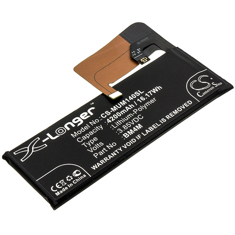 4200mAh Replacement Battery for Xiaomi Mi 10 Pro M2001J1G - High Capacity Li-Polymer - 3.85V 16.17Wh