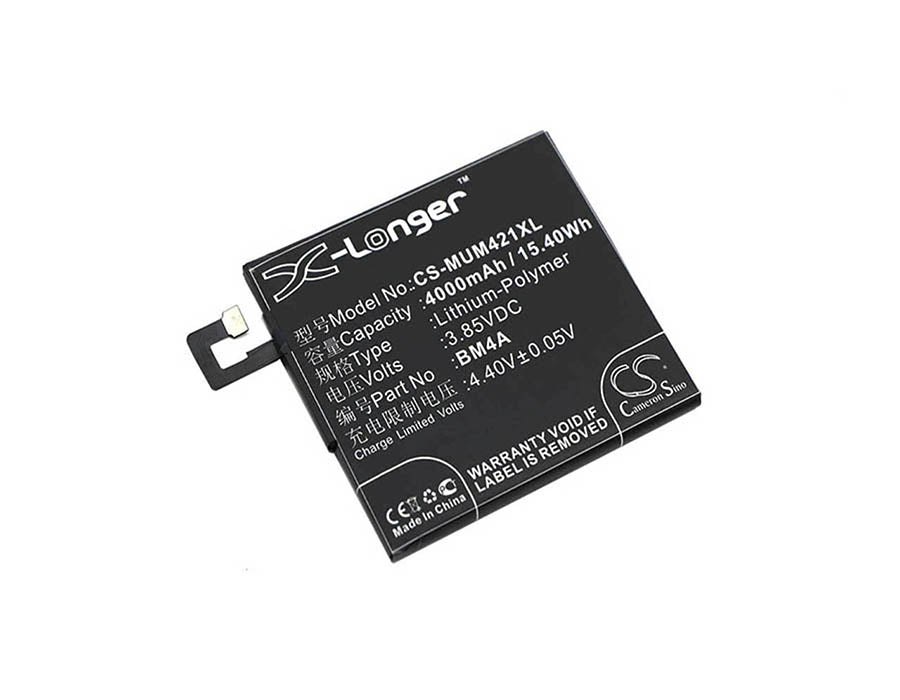 4000mAh Replacement Battery for Xiaomi Redmi Pro (2016021, 2016020) - 3.85V Li-Polymer Phone Battery