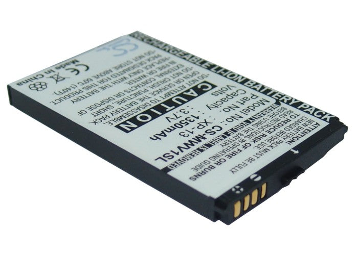 Replacement 1350mAh Battery for Gigabyte gSmart MS800 MS802 MW700 - 3.7V Li-ion - Phone Repair