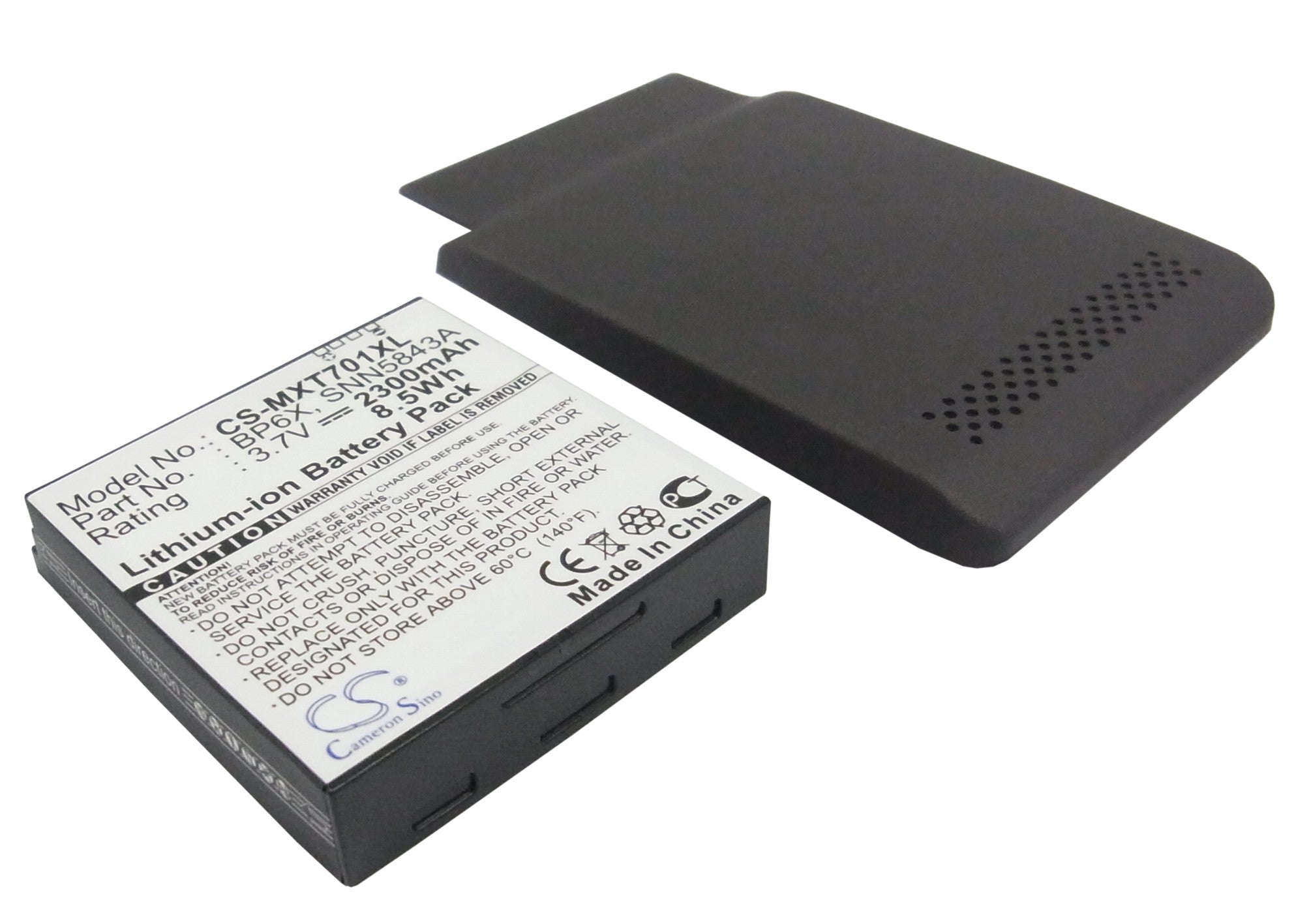 2300mAh Replacement Battery for Motorola XT701 Smartphone - 3.7V Li-ion, SNN5843, BP6X