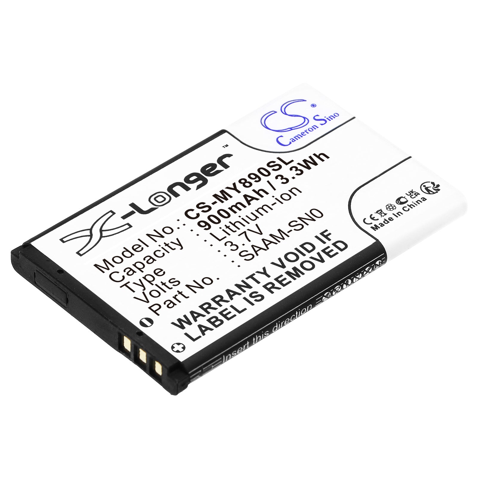 900mAh Li-ion Battery - Aligator A340 A310 V600, ZiO Dual D1, VEX IQ Controller, Myphone Holo A Replacement