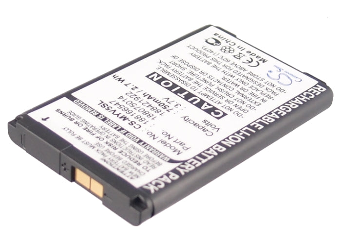 750mAh 3.7V Li-ion Replacement Battery for Bird S689, Sagem MY-V56, Vodafone Simply 1/2 - Phone Battery