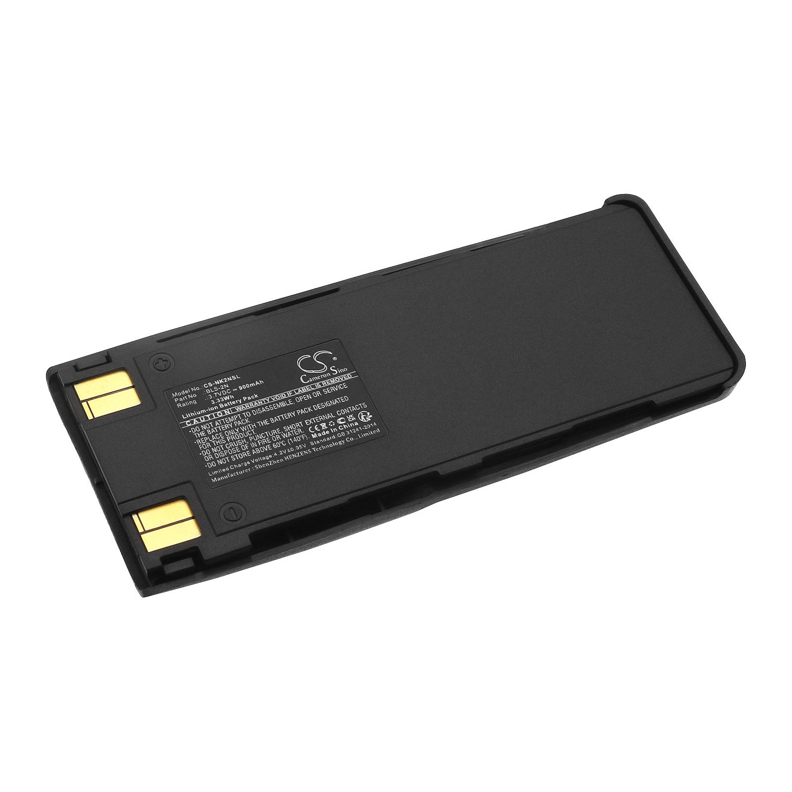 900mAh Li-ion Battery for Ecom Ex-Handy 04 & Nokia 7100/6310i Phones - 3.7V Replacement (BLS-2/4 Compatible)