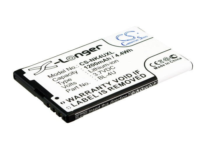 1200mAh 3.7V Li-ion Replacement Battery for BLU EZ2Go, Nokia Asha 311/305 - Phone Power Upgrade