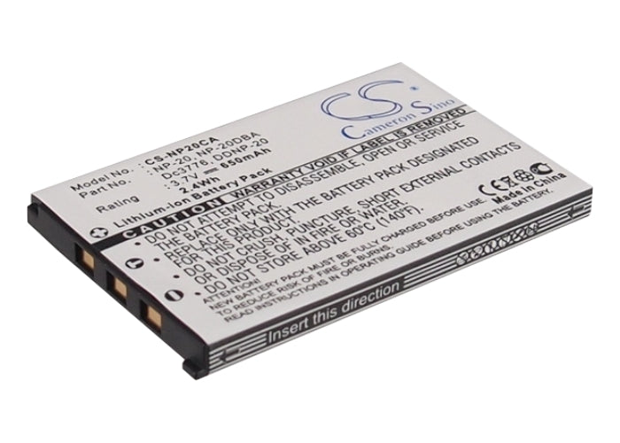 Replacement Battery for Canon EOS Rebel T3, T5, T6, T7 Digital SLR Cameras - 1120mAh 7.4V Li-ion