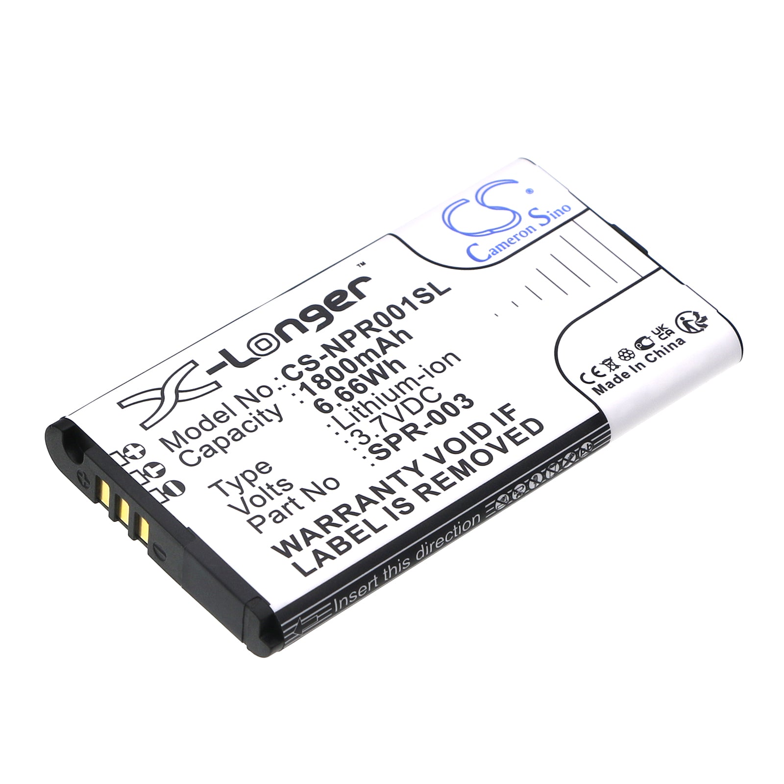 1800mAh Battery Replacement for Nintendo DS XL 2015, NEW 3DSLL & 3DSLL - SPR-001, SPR-003 Game Console Battery