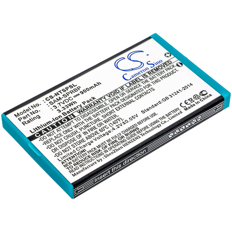 900mAh Replacement Battery for Nintendo Advance SP, GBA SP (AGS-001) 3.7V Li-ion Game Console Battery Pack