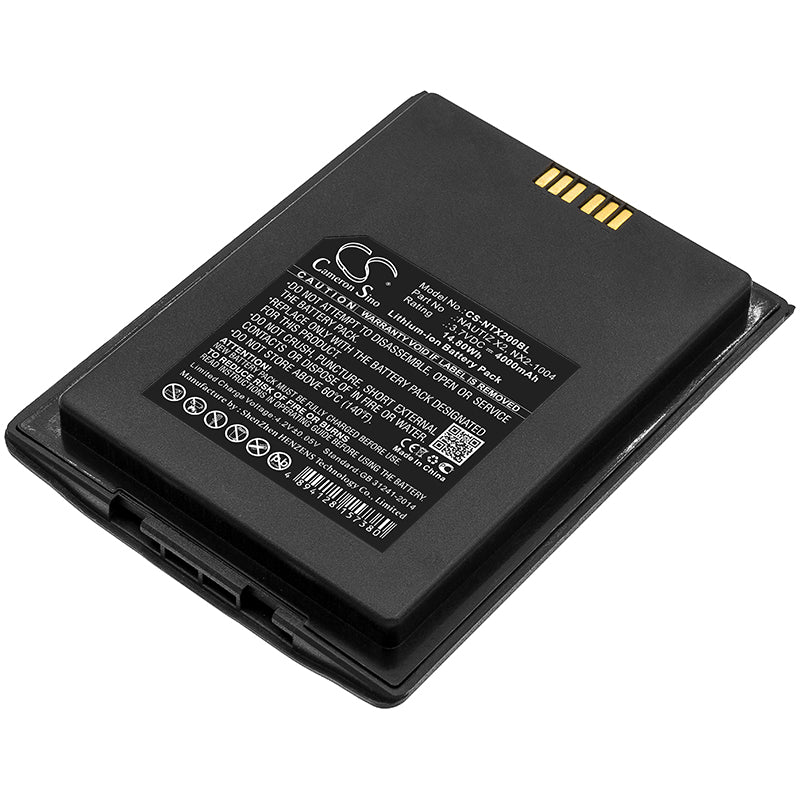 4000mAh Replacement Battery for Nautiz X2 Barcode Scanner - Handheld Mobile Computer, 3.7V Li-ion