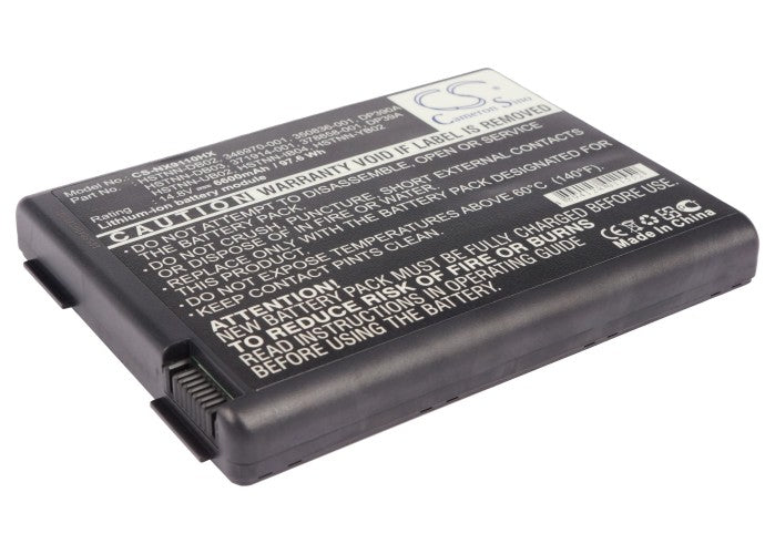 6600mAh Laptop Battery for Compaq Presario R3000 & HP Pavilion ZD8000 - Extended Life 14.8V 97.68Wh