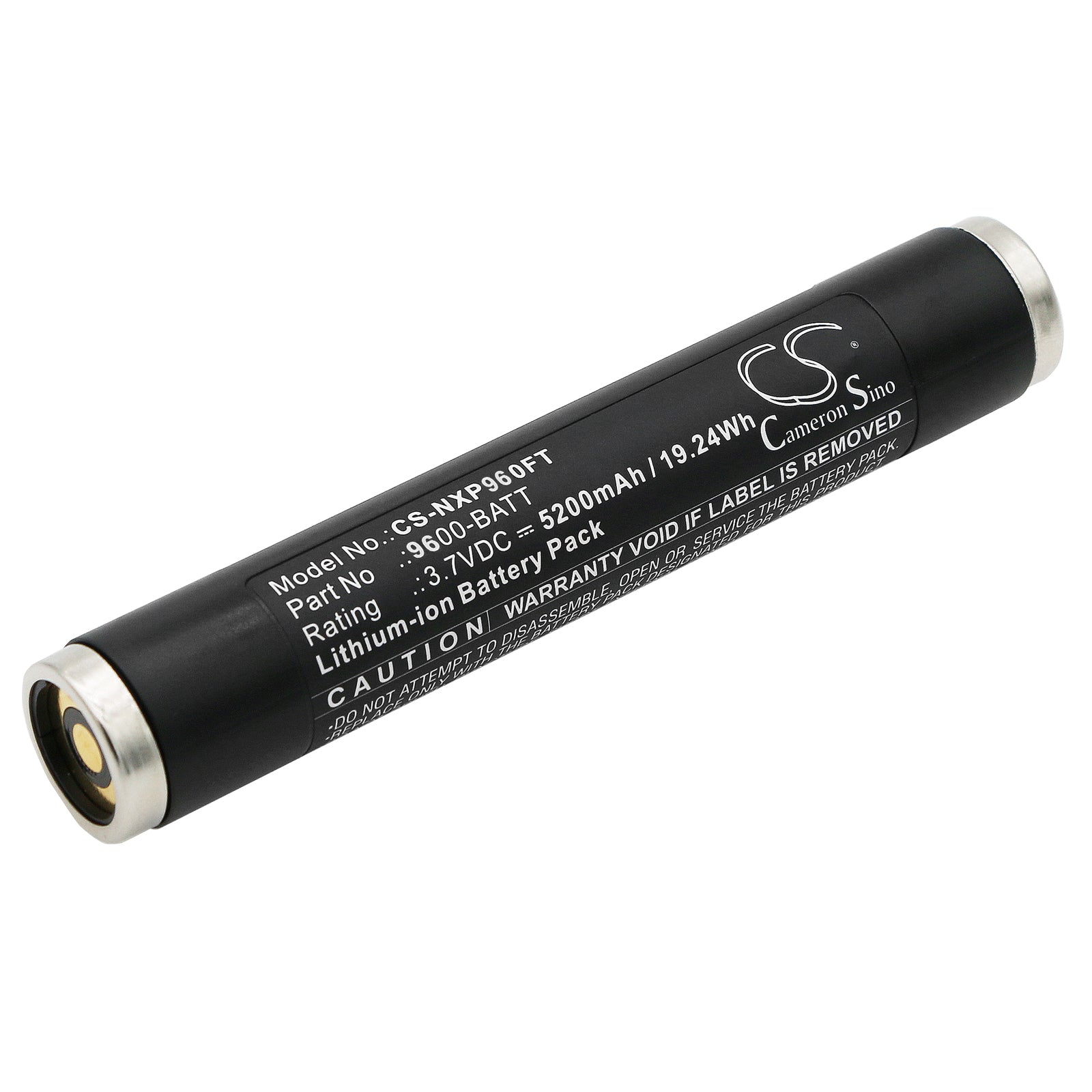 5200mAh Battery for Nightstick 9500/9600/9900 Flashlights - 3.7V, 19.24Wh, Replacement Lithium-Ion Power
