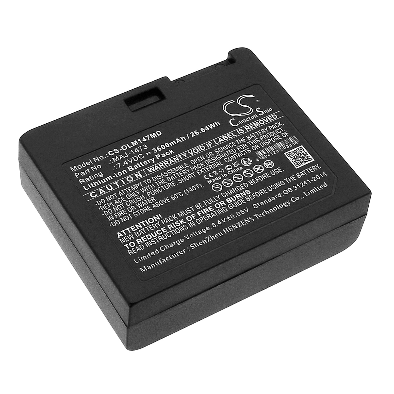 7.4V 3600mAh Li-ion Replacement Battery for Olympus EndoCapsule RE-1, VE-1 (MAJ-1473, MAJ-1467, MAJ-1469)
