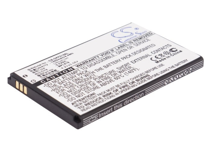 1200mAh Replacement Battery for OPPO F15, X903, T703, T15, R801 Smartphones - 3.7V Li-ion BLP515