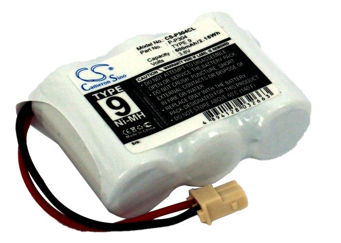 600mAh 3.6V Ni-MH Cordless Phone Battery - Bell South, GE, Pacific Bell, Sharp Replacement Battery