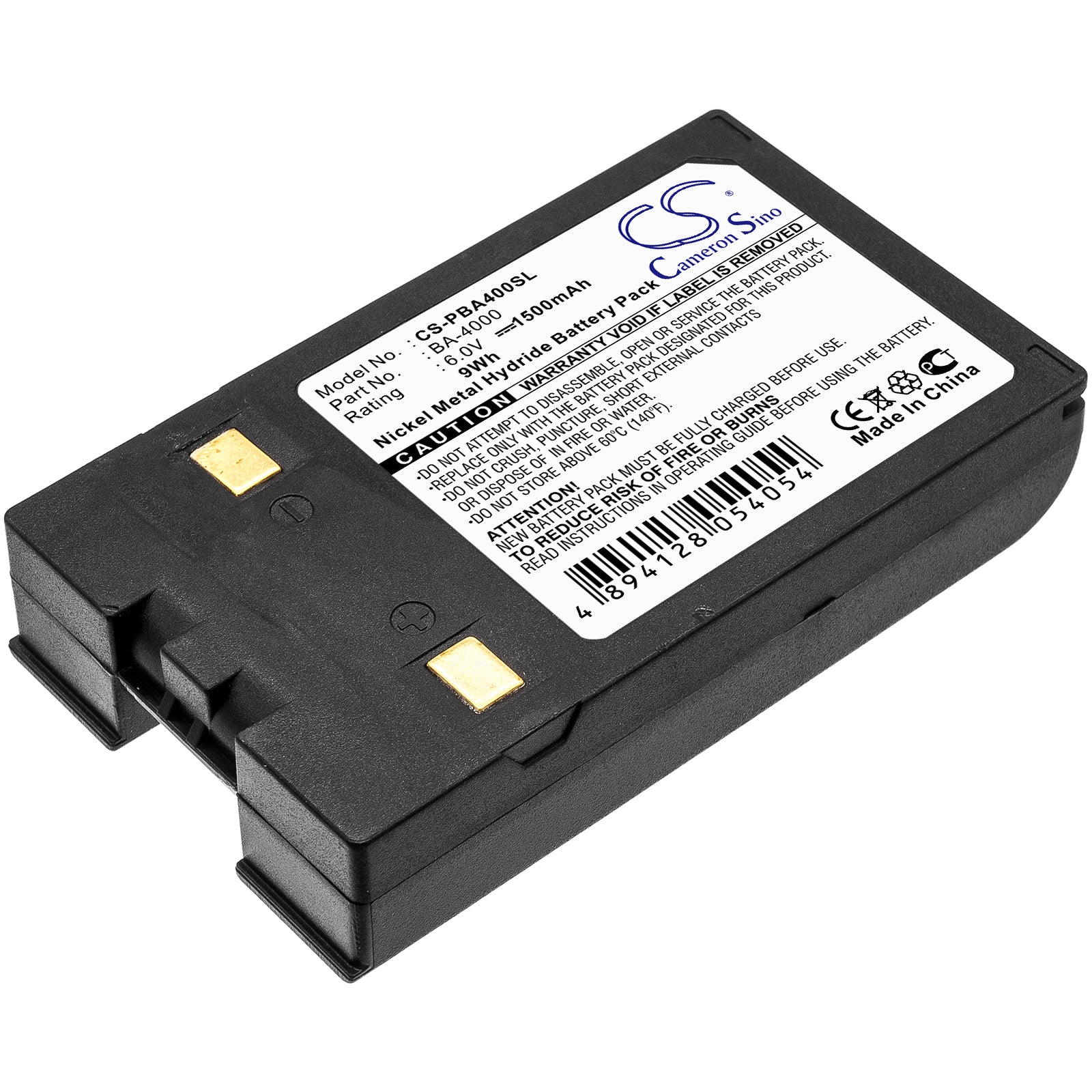 6.0V 1500mAh Ni-MH Replacement Battery for Brother Superpower Note Series & BA-400 Laptops
